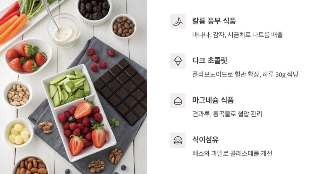 혈압 낮추는 음식